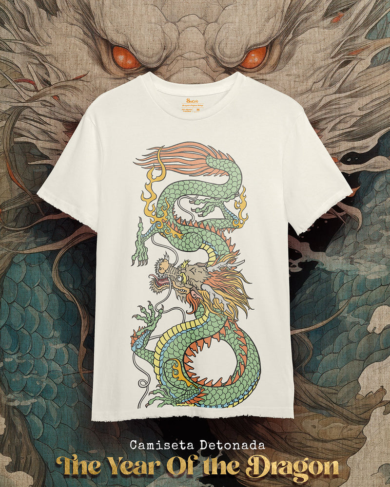 CAMISETA DETONADA - THE YEAR OF THE DRAGON IV Camiseta BeSucrè   