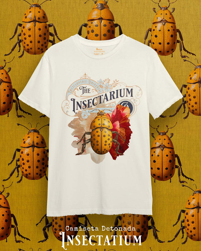 CAMISETA CLÁSSICA - INSECTARIUM Camiseta BeSucrè Off-White Detonada PP 