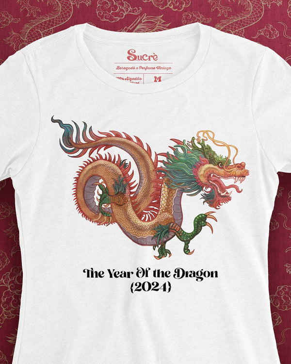 CAMISETA FEMININA SLIM FIT - THE YEAR OF THE DRAGON II Camiseta BeSucrè   