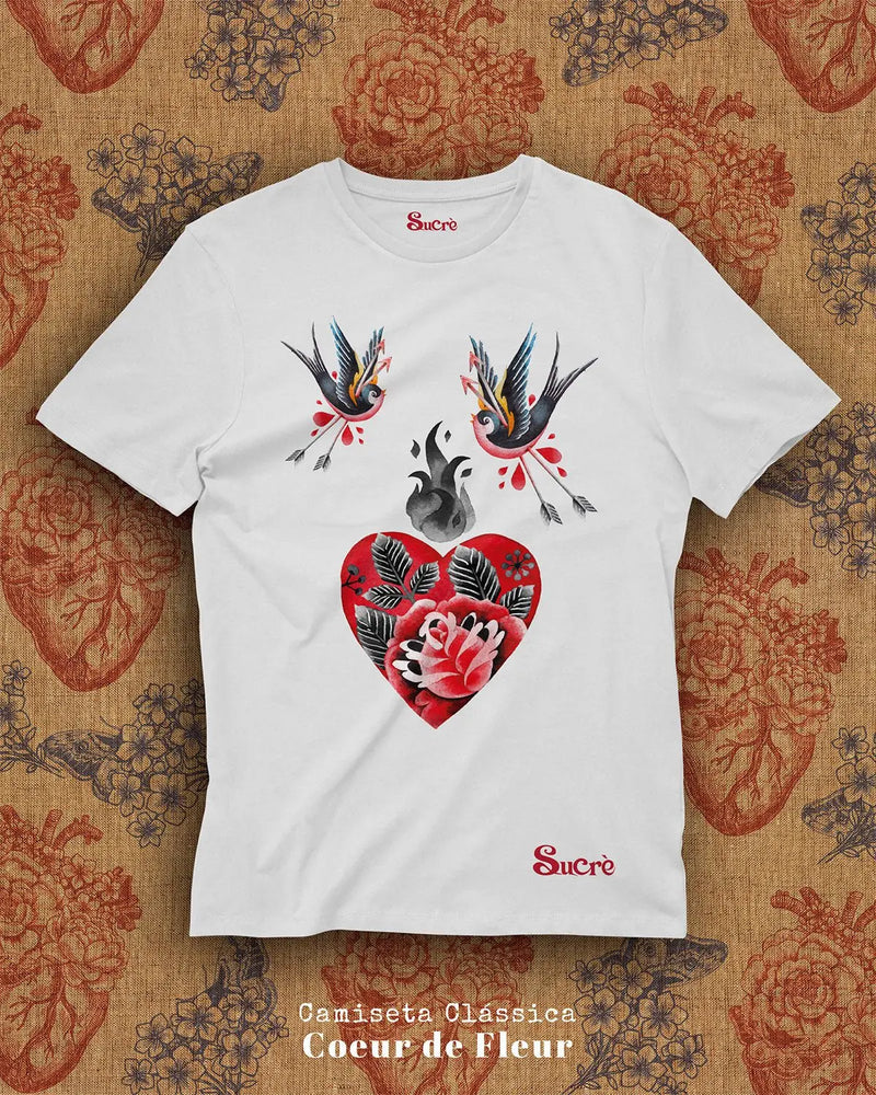 CAMISETA CLÁSSICA - COEUR DE FLEUR Camiseta BeSucrè Branca P 