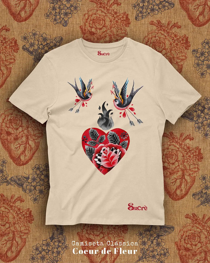 CAMISETA CLÁSSICA - COEUR DE FLEUR Camiseta BeSucrè Algodão PT P 