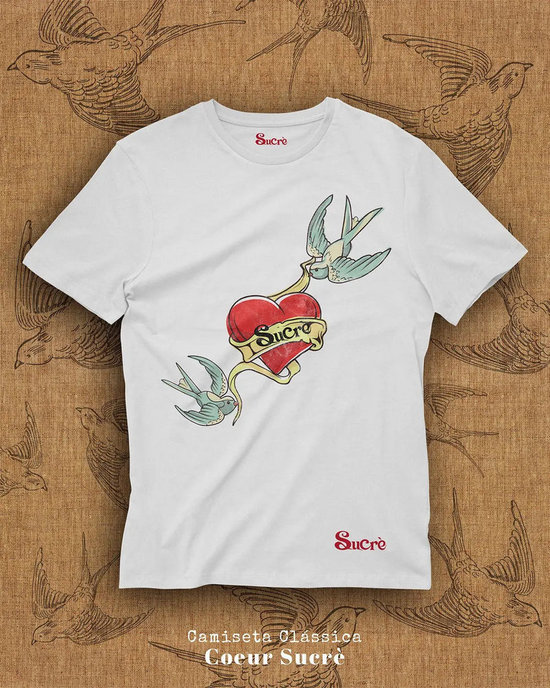 CAMISETA CLÁSSICA - COEUR SUCRÈ Camiseta BeSucrè Branca P 