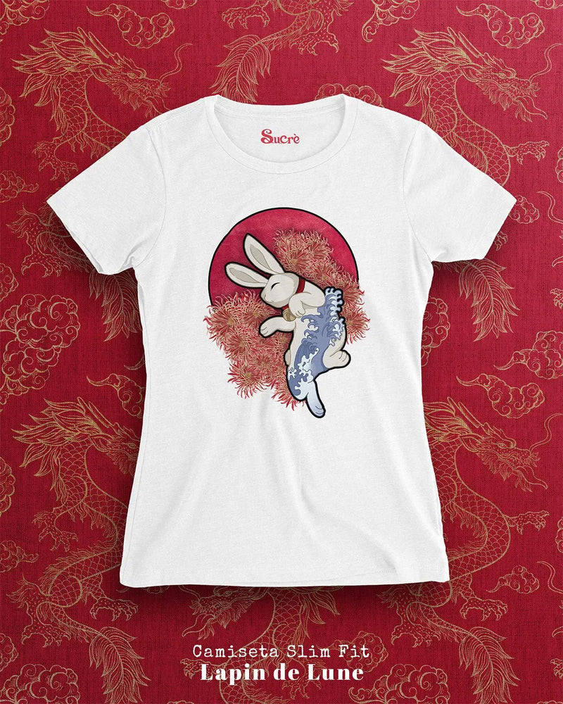 CAMISETA FEMININA SLIM FIT - LAPIN DU LUNE Camiseta BeSucrè Branca P 